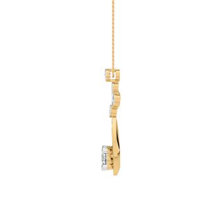 Maci Drop Diamond Pendant For Office Wear